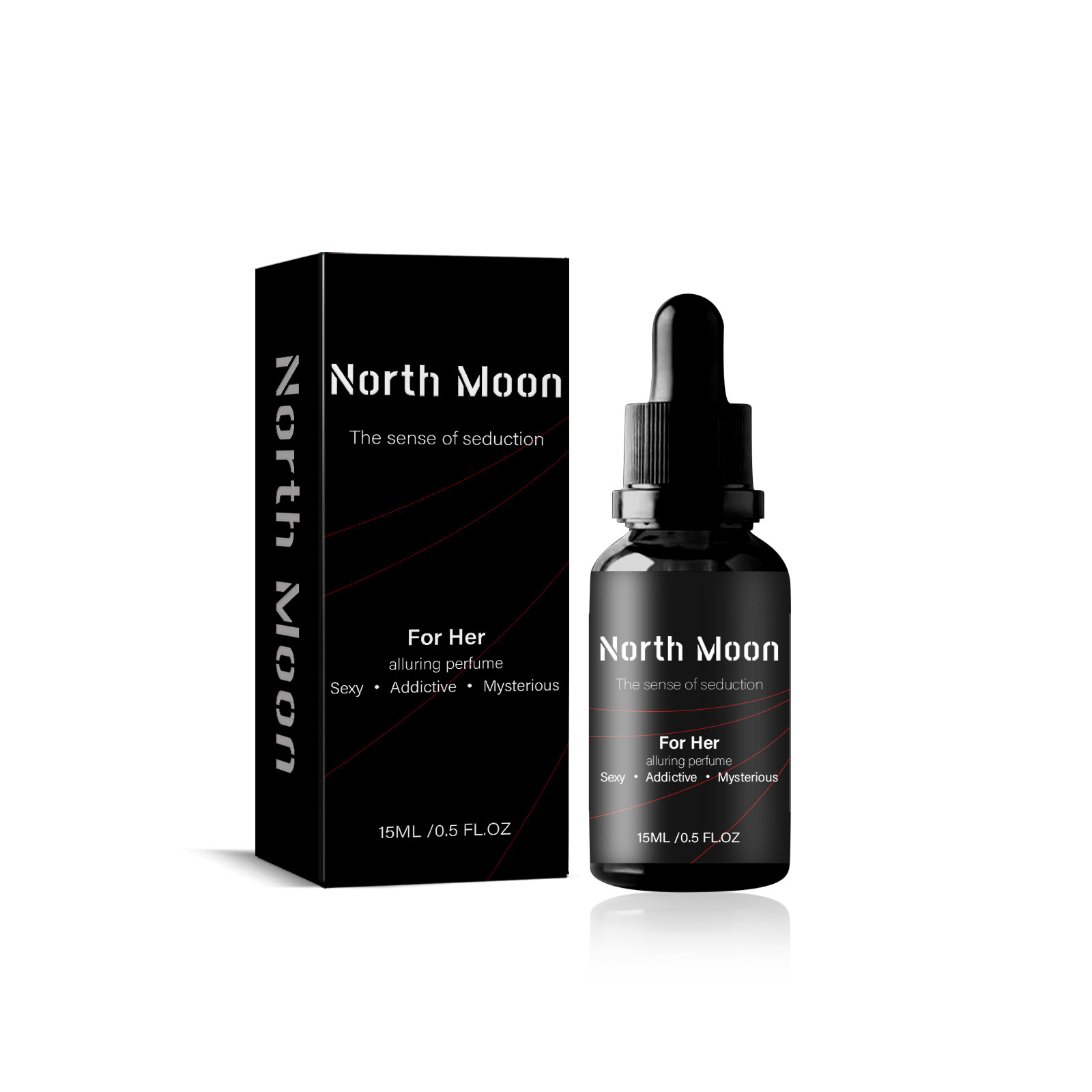 Perfume Fragrance Enhancer - NORTH MOON Feromon ma elegancki, czysty