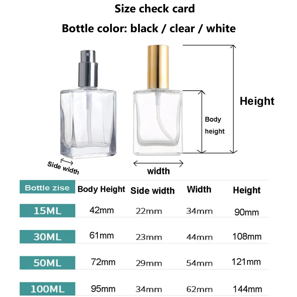 1X 3X Szklana butelka z rozpyl – Perfume Zara recenzja i cena